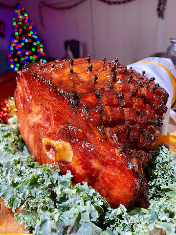 The perfect maple glazed Christmas ham