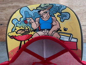 AUSSIEQ BBQ Country Trucker Caps Trucker Hat