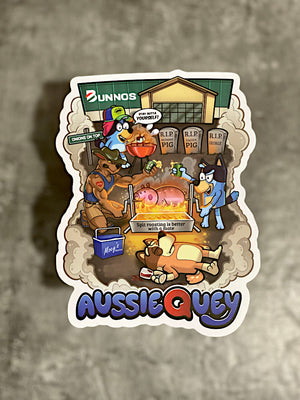 5x Large (15cm/5.9") Barbecue Sticker Pack - *Limited Release*