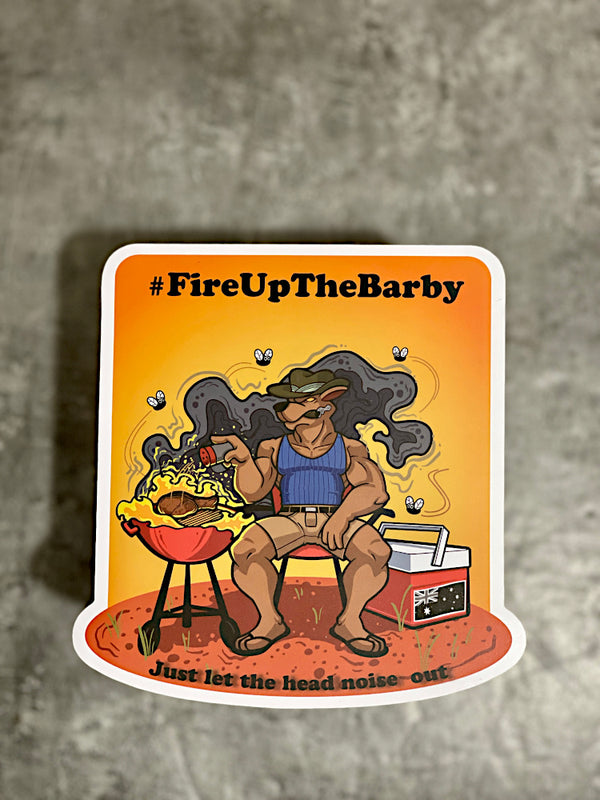 5x Large (15cm/5.9") Barbecue Sticker Pack