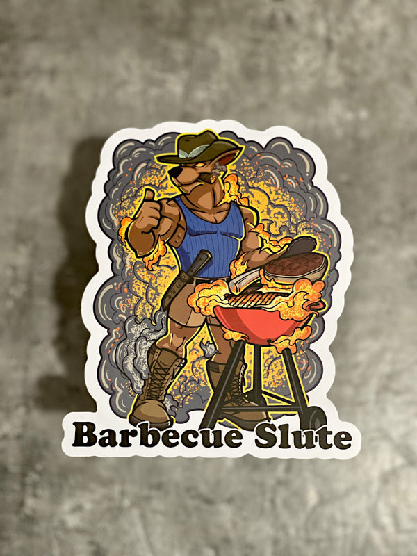 5x Large (15cm/5.9") Barbecue Sticker Pack