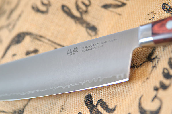 Suncraft Clad 180mm Nakiri kitchen knife